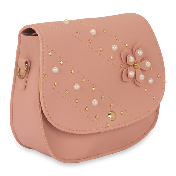 Pink Pu Leather Girls Backpack shoulder bag, For College, Size: 16x16 at Rs  210/piece in Delhi