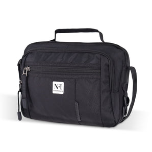 NFI essentials Medium Size Unisex Sling Bag Cross Body Travel Office Business Messenger Bag Travelling Bag one Side shoulder Bag