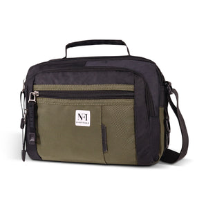 NFI essentials Medium Size Unisex Sling Bag Cross Body Travel Office Business Messenger Bag Travelling Bag one Side shoulder Bag