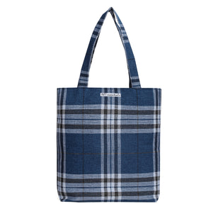 NFI essentials Tote Bag for Women with Zip, Stylish Polyester Canvas Blend Handbag