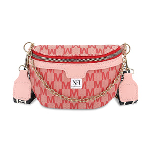 NFI essentials Waist Bag Travel Handy Hiking Zip Chest Bag, Crossbody Shoulder Bag for Women Money Phone Belt Sport Bag