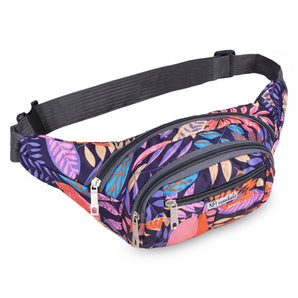 NFI essentials Waist Bag Travel Handy Hiking Zip Chest Bag, Crossbody Shoulder Bag for man & Women Money Phone Belt Sport Bag