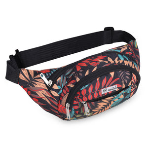 NFI essentials Waist Bag Travel Handy Hiking Zip Chest Bag, Crossbody Shoulder Bag for man & Women Money Phone Belt Sport Bag Waist Pack