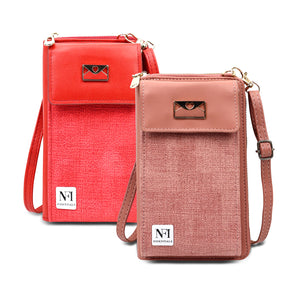 NFI essentials Girls Women Women's Mobile Cell Phone Holder Pocket Wallet