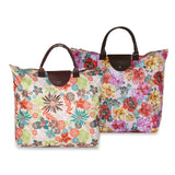 NFI essentials Handy Fold Up Shopping Bag Handbag | Women Shoulder Waterproof Carry Bag (Pack of 2) - AYAHA ENTERPRISES PRIVATE LIMITED