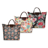 NFI essentials Handy Fold Up Shopping Bag Handbag | Women Shoulder Waterproof Carry Bag (Pack of 3) - AYAHA ENTERPRISES PRIVATE LIMITED