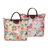 NFI essentials Handy Fold Up Shopping Bag Handbag | Women Shoulder Waterproof Carry Bag (Pack of 2) - AYAHA ENTERPRISES PRIVATE LIMITED