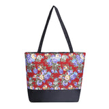 NFI essentials Tote Bag for Women with Zip, Stylish Polyester Canvas Blend Handbag - NFI essentials