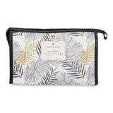 Floral Print Cosmetic Pouch | Makeup Pouch | Vanity Case | Travel Organiser | Size: 26 x 17 x 6.5 cm - AYAHA ENTERPRISES PRIVATE LIMITED
