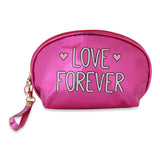 Flashy Cosmetic Pouch | Makeup Pouch | Travel Organiser | Size 24x13.5x8.5cm (Dark Pink) - NFI essentials