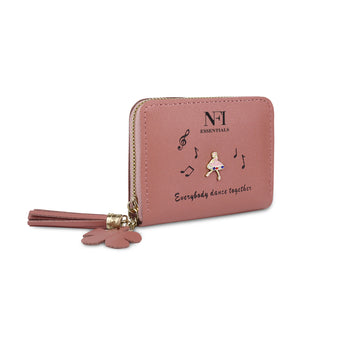 NFI essentials Fashion PU Leather Women's Mini Wallet Clutch Purse Card Holder Small Clutches for Women - NFI essentials
